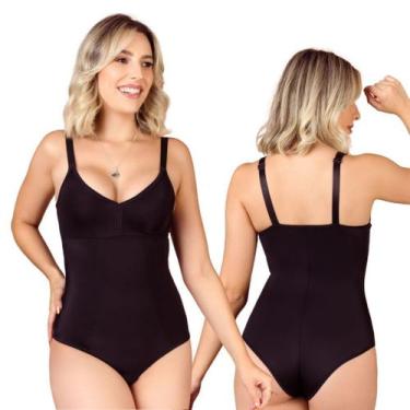 Imagem de Bory Modelador sem Bojo Alças Reforçadas e Reguláveis Body Feminino Su