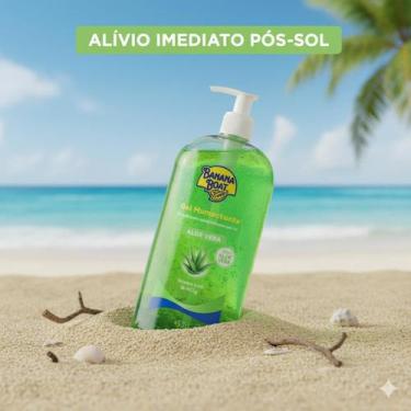 Imagem de Gel Pós Sol Banana Boat Aloe Vera 453g Alívio Imediato Queimadura Sola