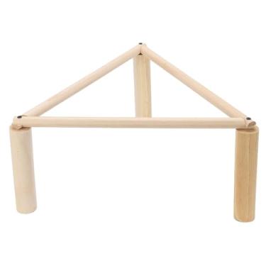 Imagem de AYNEFY Poleiro Triangular para Poleiro de Frango, Palitos de Pinho, Brinquedos de Madeira para Galinheiro, Acessórios para Galinheiro, Papagaios, Pássaros, Suporte para Nidificação,