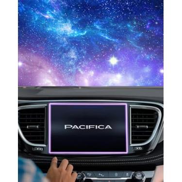 Imagem de EUEKY 2 peças para 2025 Do dge Durango protetor de tela 20,1 polegadas 2023 2024 2025 2026 Durango/Chr ysler Pacifica protetor de tela 2025 acessórios Durango HD vidro temperado