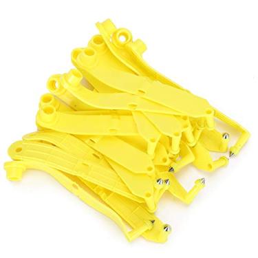 Imagem de Ainoli 20 peças etiqueta de orelha de gado ovelha cabra brincos de gado etiqueta de orelha para identificação de animais