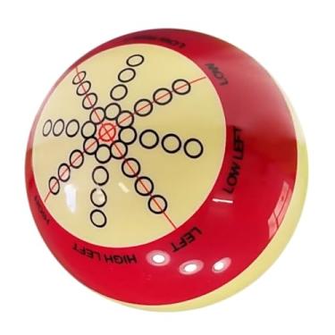 Imagem de Taco de Treinamento Bilhar Resina Prática Artefato Profissional Científico Divisão Pontos Precisa Observação do Ponto Impacto Ângulo Rotação Conscientização da Direção Cultivo