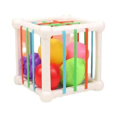 Imagem de Brinquedos Educativos Para Crianças Em Forma De Cubo Para Empilhar E C
