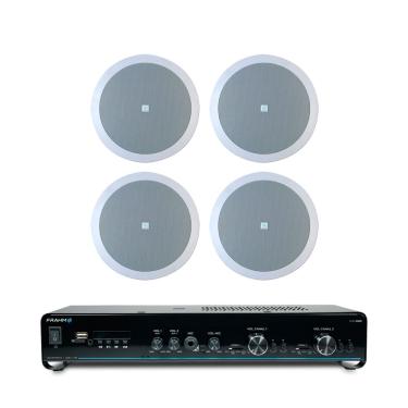 Imagem de Kit Amplificador Slim 2500 G5 Frahm + 4 Arandelas 6co2r