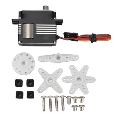 Imagem de CUOFYUNL DS3235 25kg Digital RC Servo Liga de alumínio de alta torção totalmente em metal Gear Servo RC de baixo ruído para barco robô de carro RC