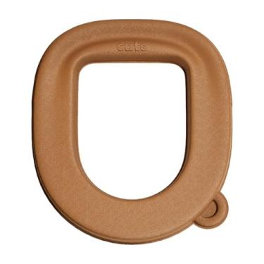 Imagem de DimyFew Capa de Assento Sanitário Reutilizável E Lavável Feita de EVA, Capa Almofadada para Assento de Vaso Sanitário, Ideal para Hotéis, Banheiros, Casa E Vi, Marrom