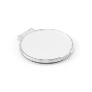 Imagem de Espelho de Bolsa para Maquiagem Redondo Portátil – Kit com 2, 4, 6 ou 10 Unidades Acrílico Compacto(6,Transparente)