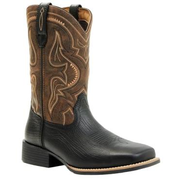 Imagem de Cody James Bota masculina Cush Core&Reg; Maverick Performance Western quadrada larga - Bcjsp24p1-3, Preto, 40