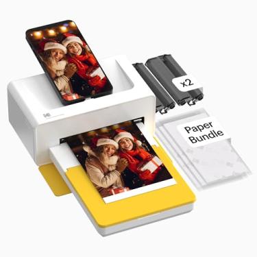 Imagem de KODAK Impressora fotográfica instantânea Dock Plus 4PASS, 10 x 15 cm, pacote com 50 folhas