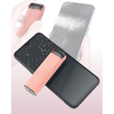 Imagem de Ferramenta de limpeza de tela portátil sem líquido – pano de microfibra premium para telefones, tablets, laptops e telas sensíveis ao toque, sem riscos e sem arranhões, compacto e adequado para