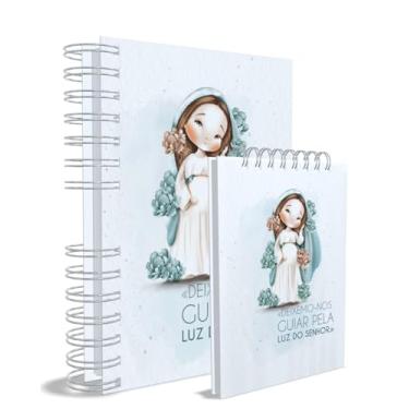 Imagem de Agenda Católica 2026 + Bloco de Anotações, Nossa Senhora Grávida, Rosa, Capa 3