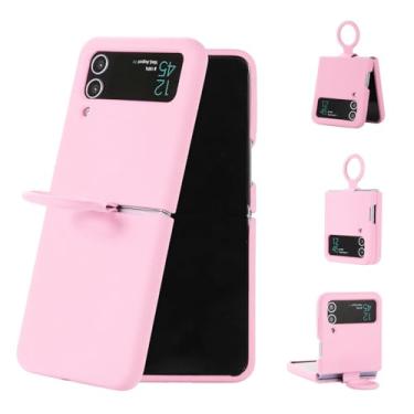 Imagem de Dpofirs Capa para z Flip 3 5g 2021, Capa de Telefone Slim Fit para z Flip3, Protetora de Telefone (Pêssego Rosado)