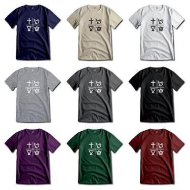 Imagem de Camiseta Quadrangular Evangelho Algodão Premium Cristã - Sete Sete Esp