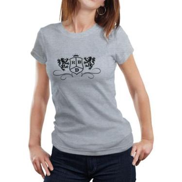 Imagem de Camiseta Feminina Baby Look Show Rbd Soy Rebelde Tour, Cinza, P