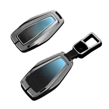 Imagem de Capa de couro para chave de carro, bolsa de liga de couro compatível com geextremamente emgrand x7 ex7 coolray atlas boyue gt gc9 nl3 tugella acessórios de estilo(Style6)