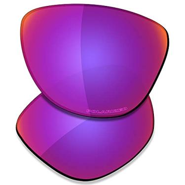 Imagem de SAUCER Lentes de reposição premium para óculos de sol Oakley Trillbe X OO9340 de alta definição - Midnight Sun polarizado