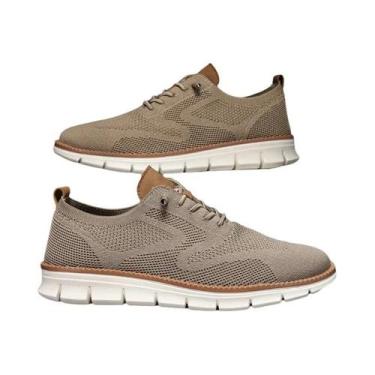 Imagem de Tênis Casuais Leves Para Homens, Respirável, Estilo Brogue, Com Cores 