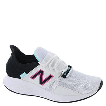 Imagem de New Balance Tênis feminino Fresh Foam ROAV V1, Branco/preto/surf, 38
