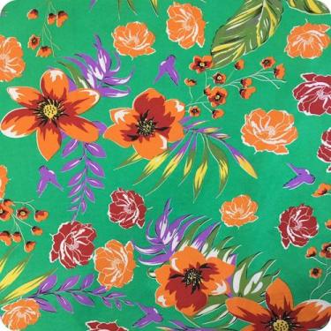 Imagem de Tecido Chita Estampada No Metro 1,50m Largura Toalha de Mesa Painel Fe