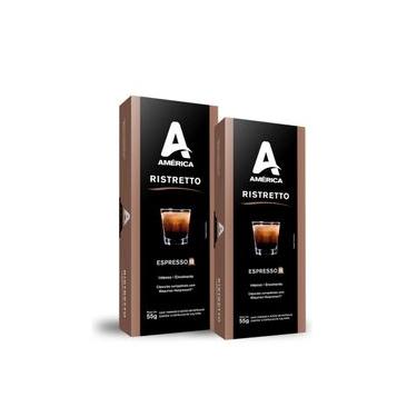 Imagem de Kit 20 Cápsulas de Café América Ristretto