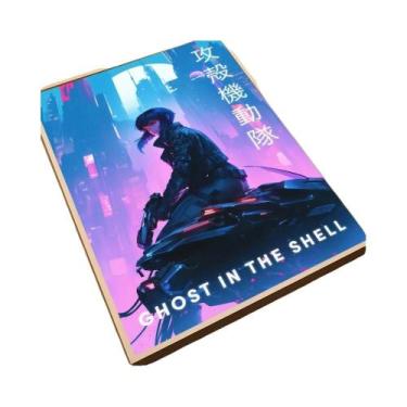 Imagem de Pôster De Anime Ghost in the Shell, Adesivo De Papel À Prova D'água, D