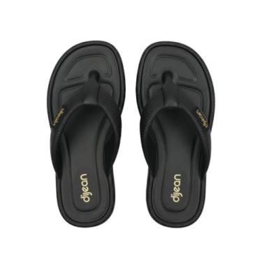 Imagem de Chinelo Dijean Dedo Feminino Adulto Original Conforto, Preto, 37