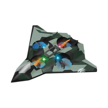 Imagem de Avião De Combate RC Elétrico 2.4GHz Em Espuma EPP Com Controle Remoto 