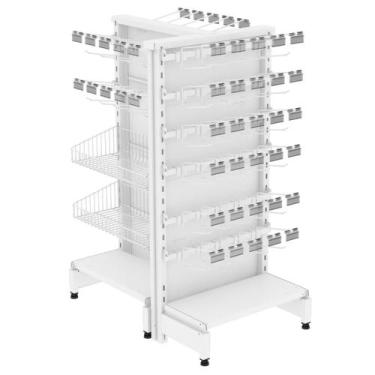 Imagem de Check Stand Premium Gôndola 1,10 x 0,84 x 0,56 Expositor Amapá, Branco