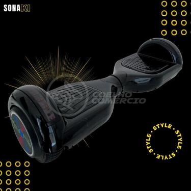 Imagem de Hoverboard Infantil Skate Elétrico Bluetooth - Preto Nº63