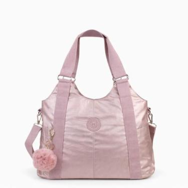 Imagem de Bolsa Feminina Grande Nylon Impermeável Bolsa Ombro Transversal Multi 
