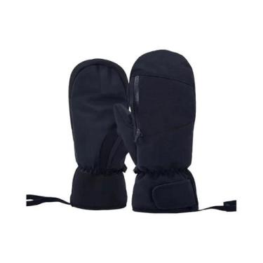 Imagem de Luvas De Esqui Térmicas Impermeáveis Unissex Com Tela Sensível Ao Toqu