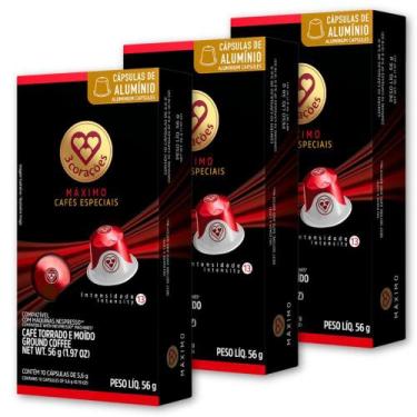 Imagem de 30 Cápsulas Café Nespresso Máxima 3 Corações - 11591