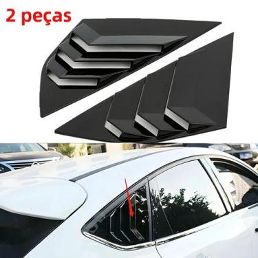 Imagem de Aerofólios Cromados Para Janela Traseira Ford Focus ST RS MK3 2012-201