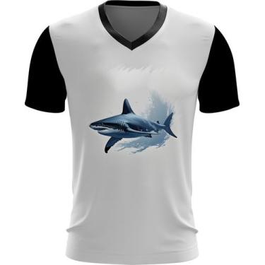 Imagem de Camiseta Gola V Tubarão Shark Rei dos Mares 3 - Kasubeck Store®, Baby 