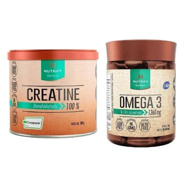 Imagem de Kit Creatina (300g) + Ômega 3 (60 cáps) - Nutrify-Unissex