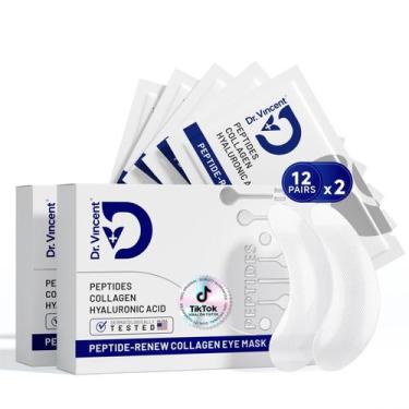 Imagem de Patches para a área dos olhos Dr Vincent Peptide Collagen 24 pares