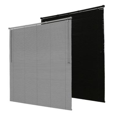 Imagem de Persiana Horizontal PVC 80x130cm Linha Off Cortina 25 mm Quarto Sala Evolux