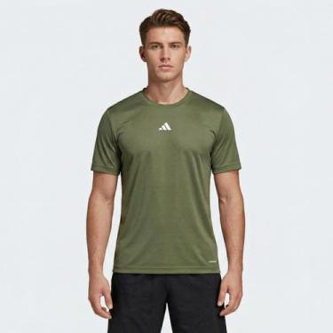 Imagem de Camiseta Adidas TR B 3 Stripes Verde, G