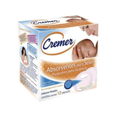 Imagem de Absorvente para Seios Cremer Mamãe Bebê - 12 Unidades Tam. Único, 12 u