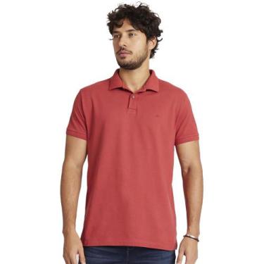 Imagem de Camisa Polo Aramis Piquet Canelada VE24 Vermelho Masculino, GG