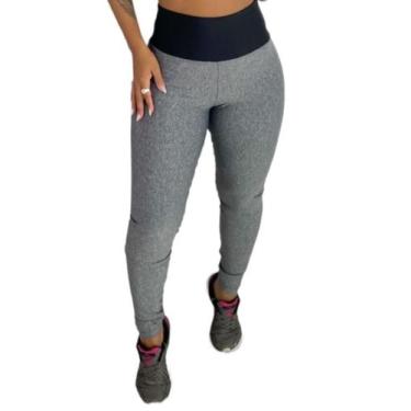 Imagem de Conjunto fitness top + calça - usepehepi, Cinza, GG