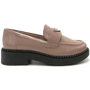 Imagem de Sapato Mocassim Feminino Loafer Via Marte 250-002-01, Toffee, 39