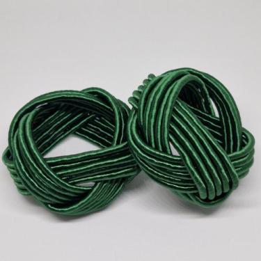 Imagem de Porta Guardanapo Nó Turco Traccia - Decor Madame Blue, Verde Bandeira