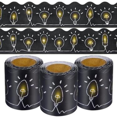 Imagem de Bulletin Board Border AWIZOM 99ft Light Bulbs Cartolina