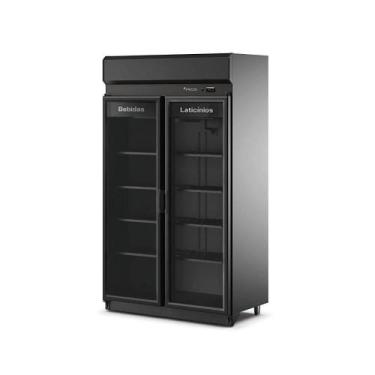Imagem de Expositor Refrigerado Vertical 869 Litros Auto Serviço 2 Portas de Vid