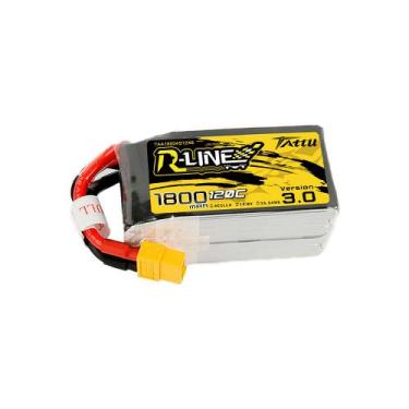 Imagem de Gens ace tattu 14.8v 1800mah 120c r-line 3.0 racing 3.0 xt60 plug