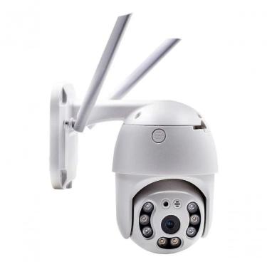 Imagem de Câmera IP Shopmix HZ-A6 Speed Dome Externa Wifi Full HD 5MP Infravermelho IP67 Branco
