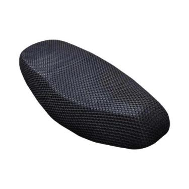 Imagem de Capa De Assento Para Moto Em Malha 3D Respirável Antiderrapante Com Ab