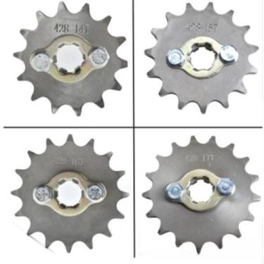 Imagem de Pinhão De Motor 10T-19T Para ATV, Go Kart, Quad, Pitbike, Buggy, Dirt 