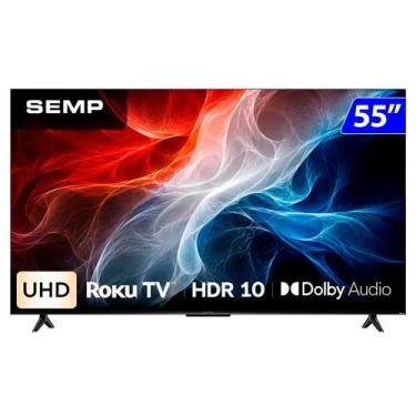 Imagem de Smart TV 55S62R LED 55 Wi-Fi Roku HDR10 Semp, 55"